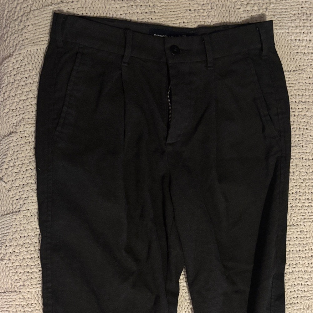 Abercrombie & Fitch Men's Charcoal Dress Pants